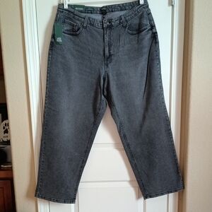 wild fable Women's Relaxed Gray Washed Jeans